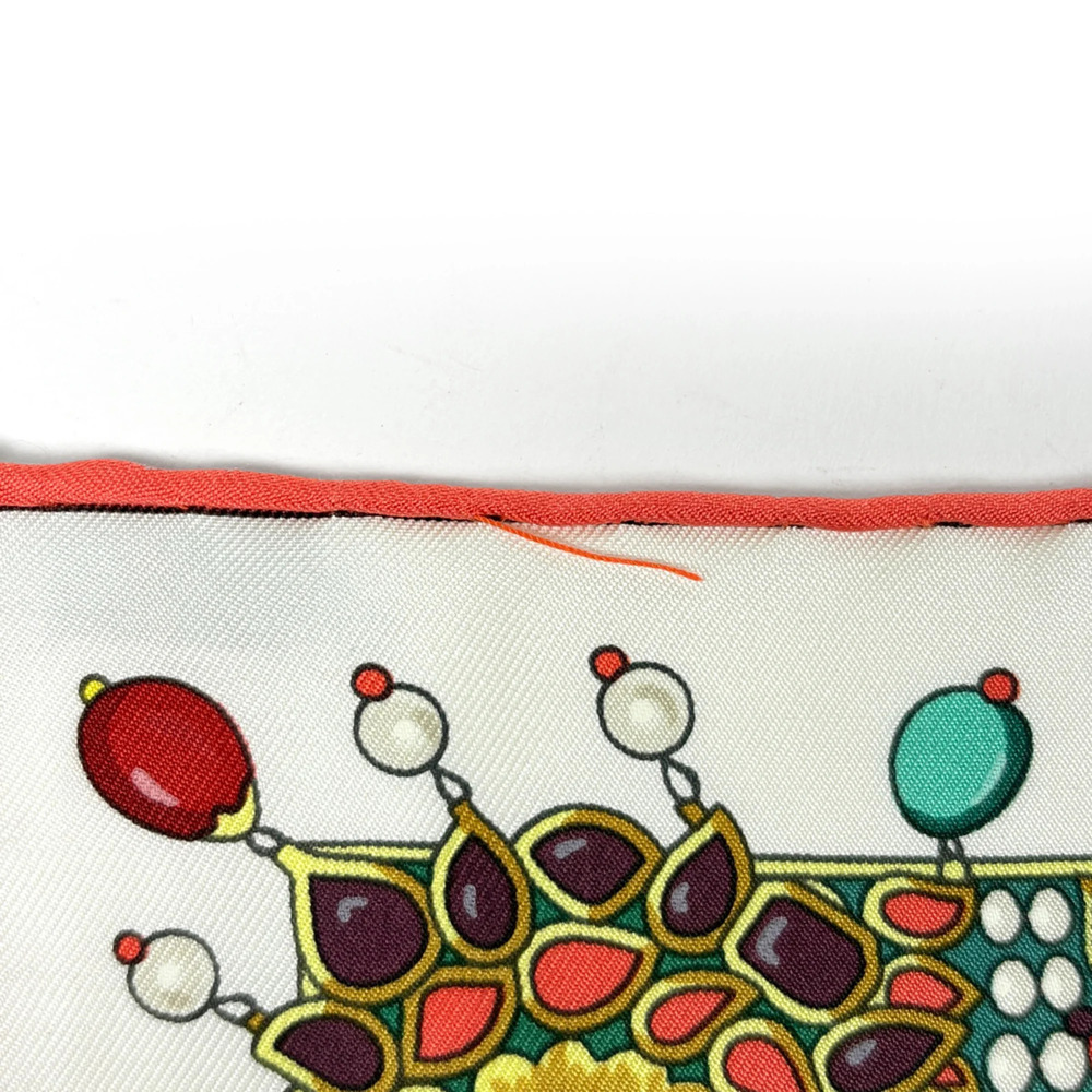 HERMES Pink Silk Scarf - Picture 4 of 5